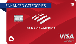 Bank of America® Customized Cash Rewards credit card for Students